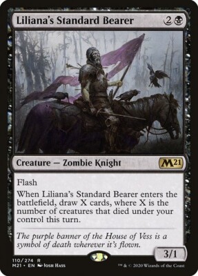 Liliana's Standard Bearer 1x MtG 2021 m21 Core Edition SP/NM