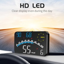 Universal Digital Speedometer GPS Car Head Up Display HUD MPH Overspeed Alarm