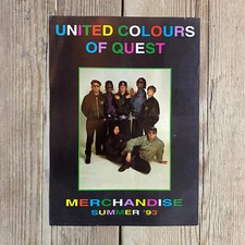 United Colours of Quest Merchandise Rave Flyer Summer 1993. The Eclipse Coventry