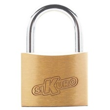 LUCCHETTO CATENACCIO DI SICUREZZA AD ARCO SIKURO MM. 50 + 2 CHIAVI