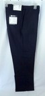 Haggar klassische Passform Stretch Anzughose erweiterbare Taille flache Vorderseite 42 x 30 marineblau