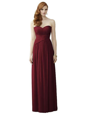 maroon and gold bridesmaid dresses