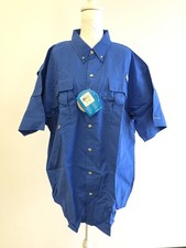 Columbia Men's PFG Bahama II Short Sleeve Shirt Size XL Vivid Blue New w/ Tags 