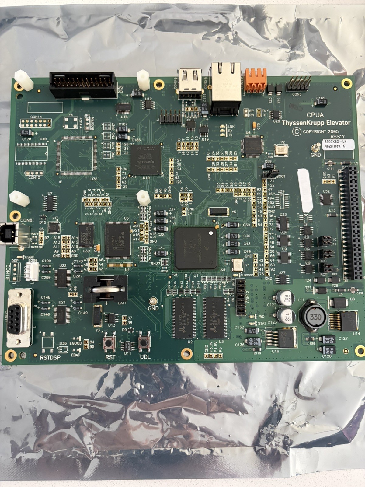 THYSSENKRUPP ELEVATOR CPUA 6300XE2-LF CIRCUIT BOARD PCB