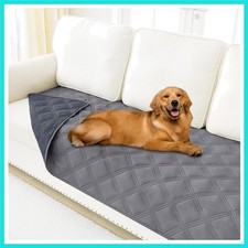 Waterproof Dog Bed Cover Blanket 40x80, Soft Reversible Pet Blanket, Washable...