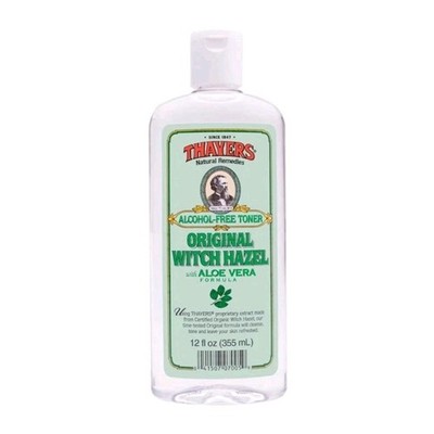 Thayers Original Witch Hazel Toner 12oz   Alcohol-Free Facial Toner   NEW