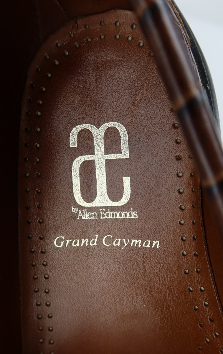 Allen Edmonds Grand Cayman Bit Loafers Brown Croc Print  display picture 2