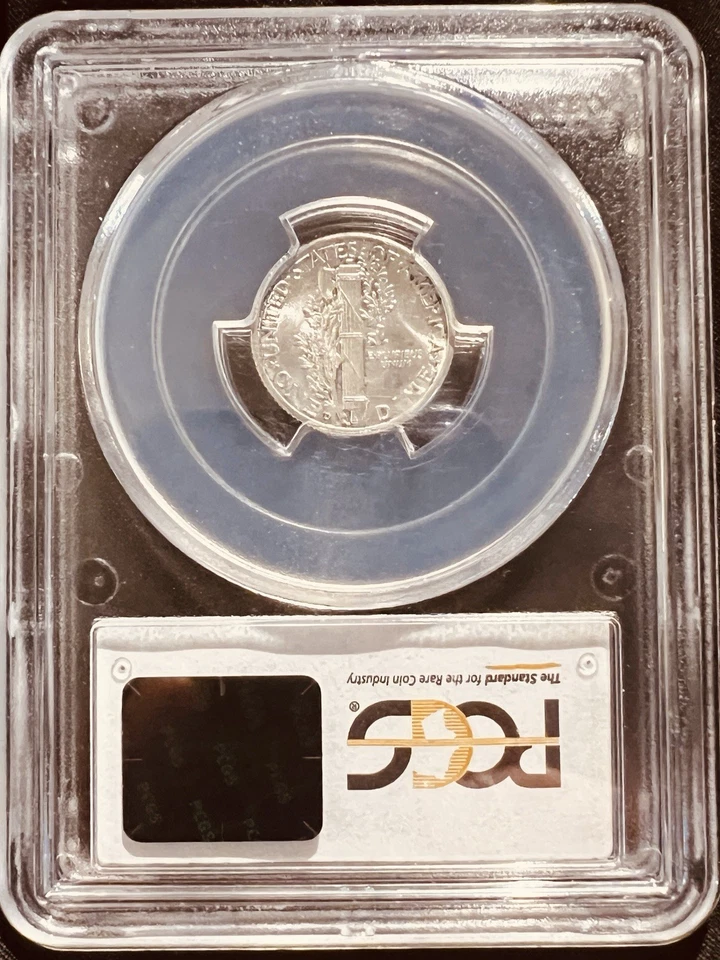 1940-D Mercury Dime, Full Bands, PCGS MS-65 FB ** Gorgeous Sharp Beauty!!! - Image 2 of 2