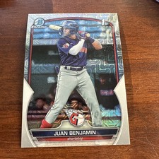 2023 Bowman Chrome 1st  Mojo Refractor Mega Box BCP-151 Juan Benjamin 