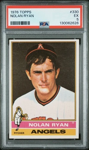1976 Topps #330 NOLAN RYAN PSA 5