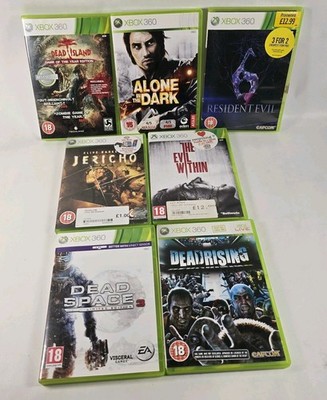 Horror Xbox 360 Spielepaket Lot 7 Spiele Resident Evil Evil Within Jericho