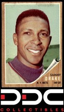 1962 Topps #162b Sammy Drake New York Mets Very Good
