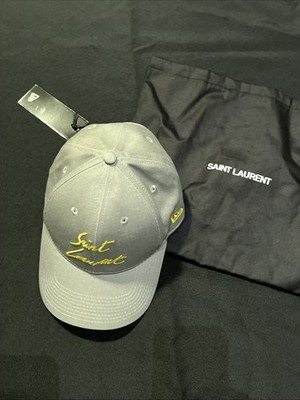 BRAND NEW SAINT LAURENT YSL BASEBALL CAP ONE SIZE COTTON NEW ERA