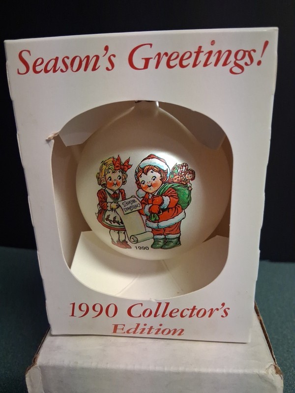 1990 Collectors Edition Campbell's Christmas Ornament Campbells Kids Soup