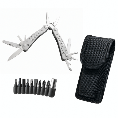 HERBERTZ Multitool - Multifunktionswerkzeug Taschenmesser -Bitsatz 10 Bits Etui - Bild 5 von 5