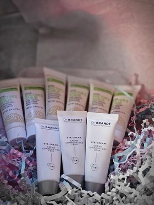 Dr. Brandt Eye Cream & Goldfaden MD Doctor's Scrub Deluxe Travel Size Lot -...