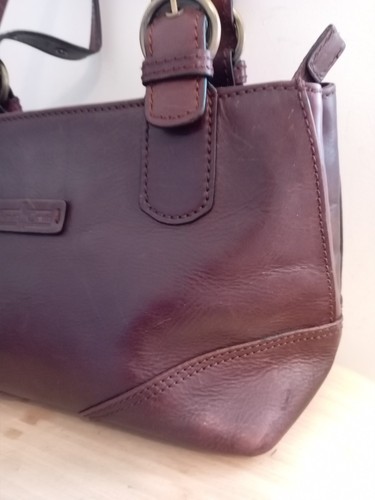 GIANNI CONTI Tan Shoulder Bag Quality Italian Leather Handbag. - Picture 2 of 14