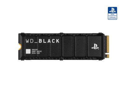 WD_BLACK SN850P NVMe  mit Heatsink für PS5 Konsolen , 2 TB, Gaming SSD, Schwarz
