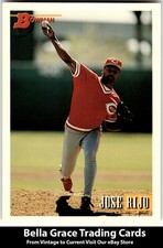 1993 Bowman #62 Jose Rijo Cincinnati Reds MLB Baseball