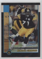 2002 Bowman Chrome Refractor 487/500 Kendall Simmons #189 1h9h