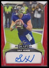2023 Leaf Draft #BA-SH1 Sam Huard Autographs Red