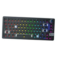 Ki75 Wireless Mechanical Gaming Keyboard Kit, Tri-Mode Ki75-Black