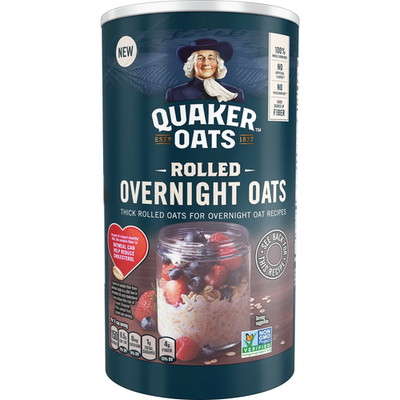 (Pack of 2) , Rolled Overnight Oats, Oatmeal, 19 Oz