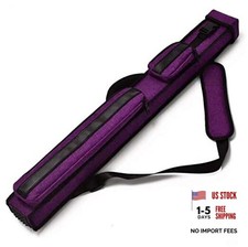Champion 2X2,2X3,3X4 Nylon/Leatherette Billiard Pool Cue 3X4 pool case Purple