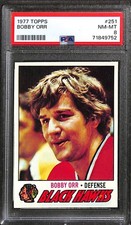 1977 TOPPS #251 BOBBY ORR PSA 8 NM-MT 71849752 