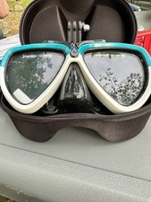 TELESIN Scuba Diving Mask with GoPro Mount - Tempered Glass Snorkel Mask  Case