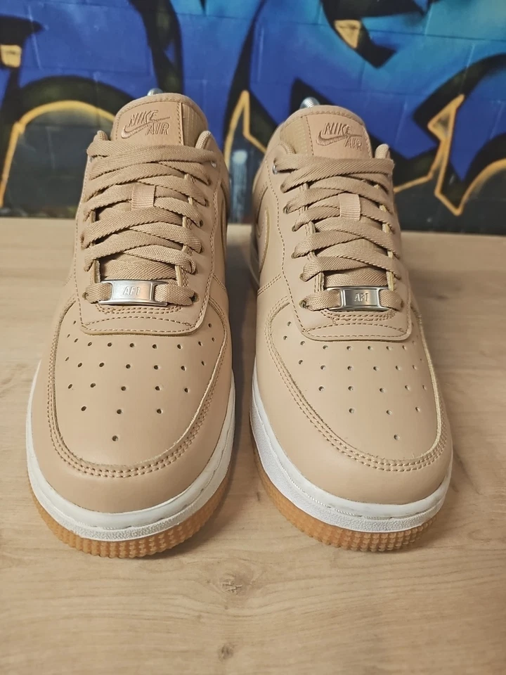 Nike Air Force 1 '07 Premium Bio Beige W Trainers Sneakers Shoes Uk Size 5 - Image 3 of 4