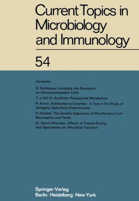 Current Topics in Microbiology and Immunology W. Arber