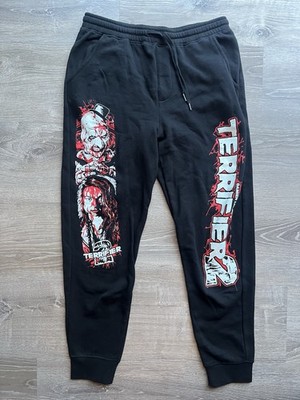 NEW Terrifier 2 Sweatpants Sz M Terror Threads Art The Clown Horror Joggers