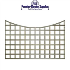 6ft x 4ft Standard Concave Top Trellis Outdoor Climbing Plants & Vines Support