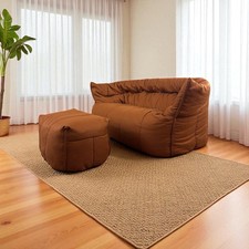 Sofa Settee Brigantin by Michel Ducaroy for Ligne Roset with footstool