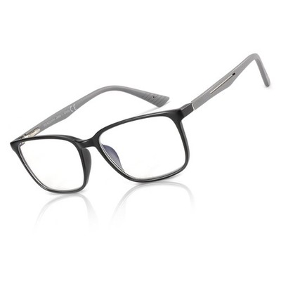 Blue Light Reading Glasses for Men，Sport Square Frame Readers, Anti Glare Com...