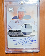 Upper Deck 2011-12 The Cup Zack Kassian Rookie Patch Auto 28 /249 #111 Sabres