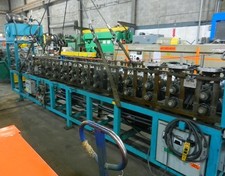 FLC Chain Driven Rollforming Line Producing Aluminum Storm Panels