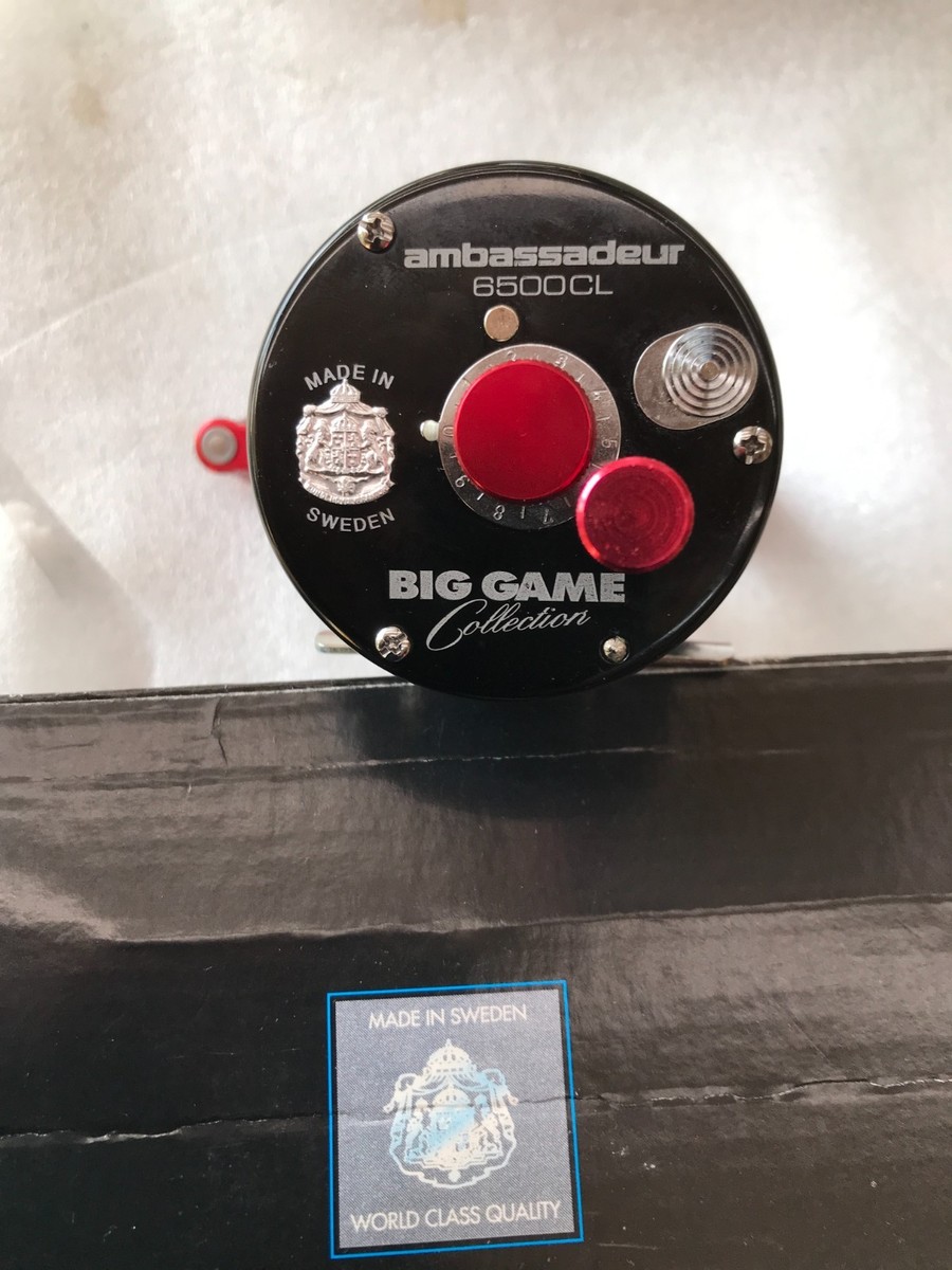 abu garcia ambassadeur 6500 cl black/red -custom super tuned for abu garcia ambassadeur 6500 cl black/red -custom super tuned for