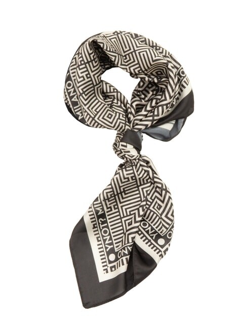 фуляр БЕЗ фуляра сетчатый 90х90см черный И шелковыйP NOIR FOU090F4NOIR 4590₽