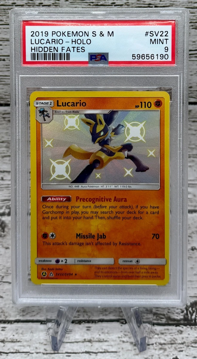 Lucario Pokémon TCG Professional Sports Authenticator (PSA