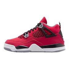 Jordan 4 "Toro" Little Kids' Shoes Fire Red/Black/Cement Grey/White