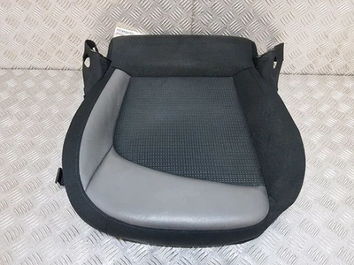 Housse assise siège avant droit "Cuir Gris/Tissu Noir" Citroen C4 Picasso II - Photo 1/3