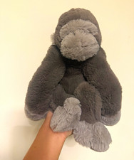 Jellycat Gregory Gorilla In Great Condition - sitting height 26cm