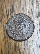 Netherlands East Indies 1857 2-1/2 CENT (Copper)