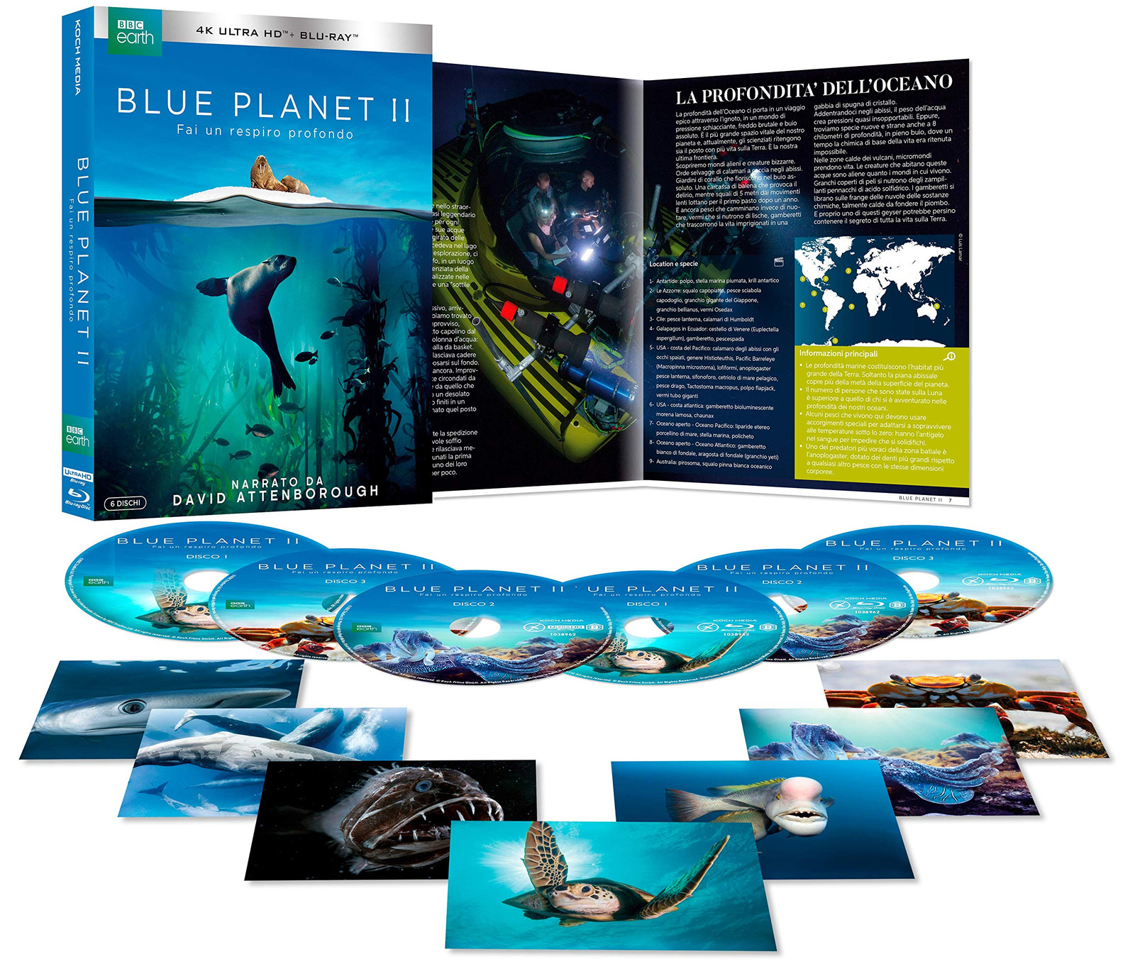 Blue Planet II (4k+Br) (4K UHD Blu-ray) Documentario