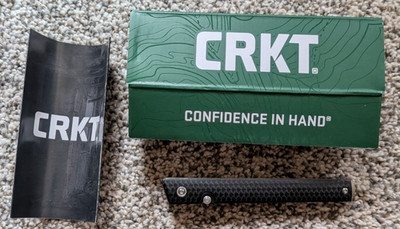 CRKT CEO 7096WM ROGERS DESIGN GENTLEMAN POCKET KNIFE