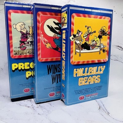 Hanna Barbera Inter Global Video VHS Winsome Witch Hillbilly Bears Precious Pup