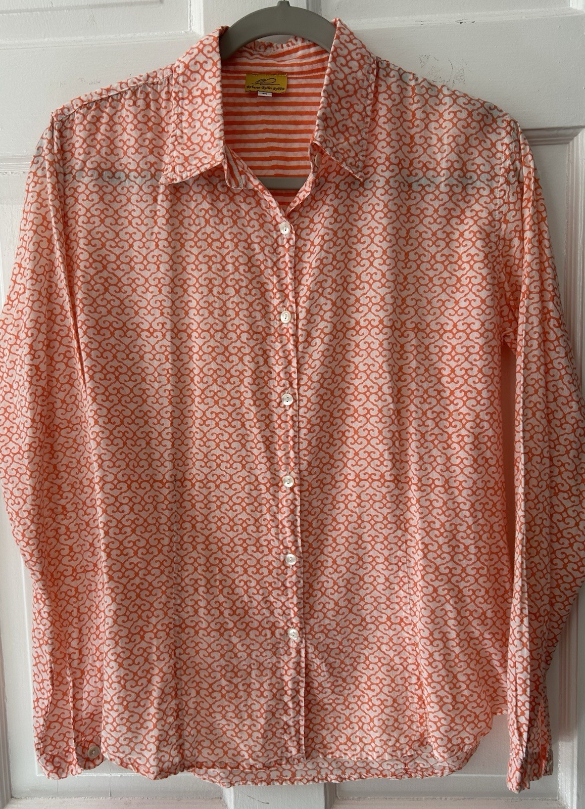 Roberta Roller Rabbit Linen Blend Button Down Shi… - image 1