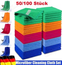 100X Mikrofasertücher Auto Reinigung Poliertuch Microfasertuch Waschlappen 30*30